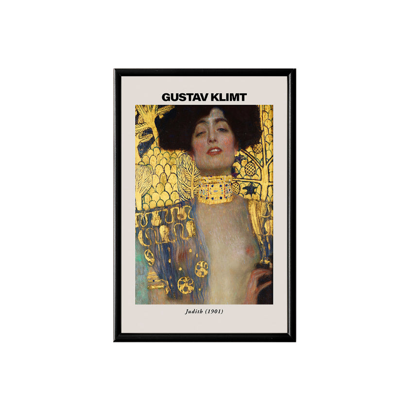 Gustav Klimt Judith and the Head of Holofernes Poster & Framed Print - Nukkad Studios