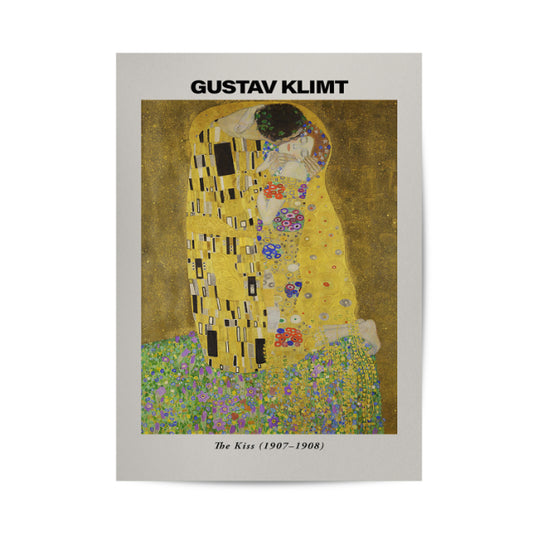 Gustav Klimt The Kiss Poster & Framed Print - Nukkad Studios