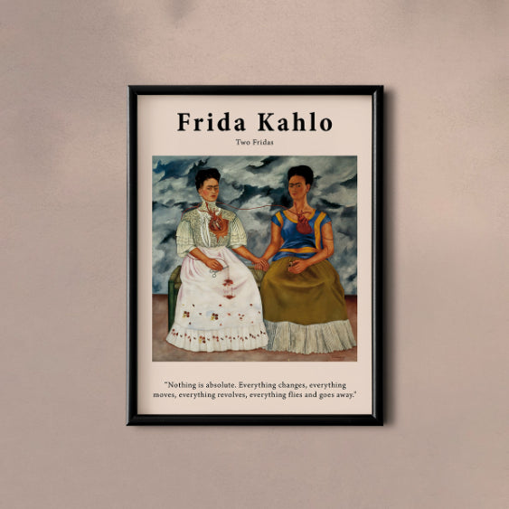 The Two Frida's by Frida Kahlo Poster & Print