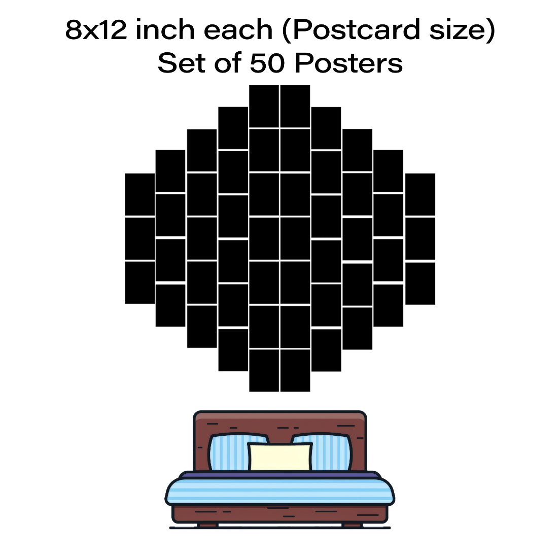 November Kit - 51 Prints (4x 6 - Postcard size) - Nukkad Studios