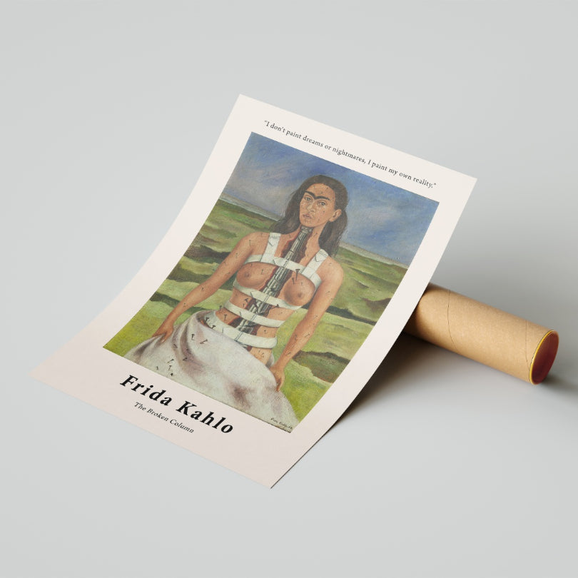 The Broken Column by Frida Kahlo Poster & Print