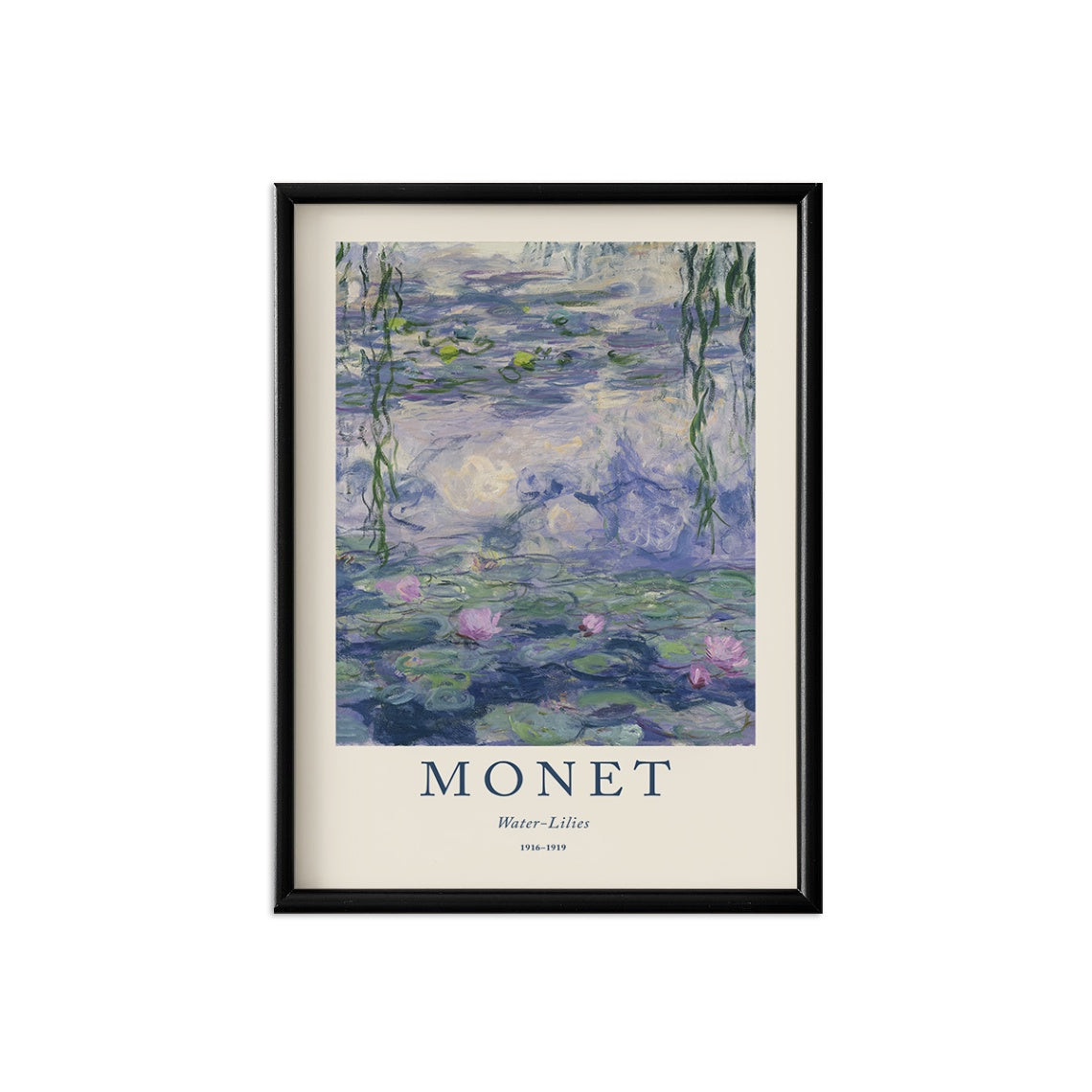 Monet Waterlilies Poster & Framed Print - Nukkad Studios