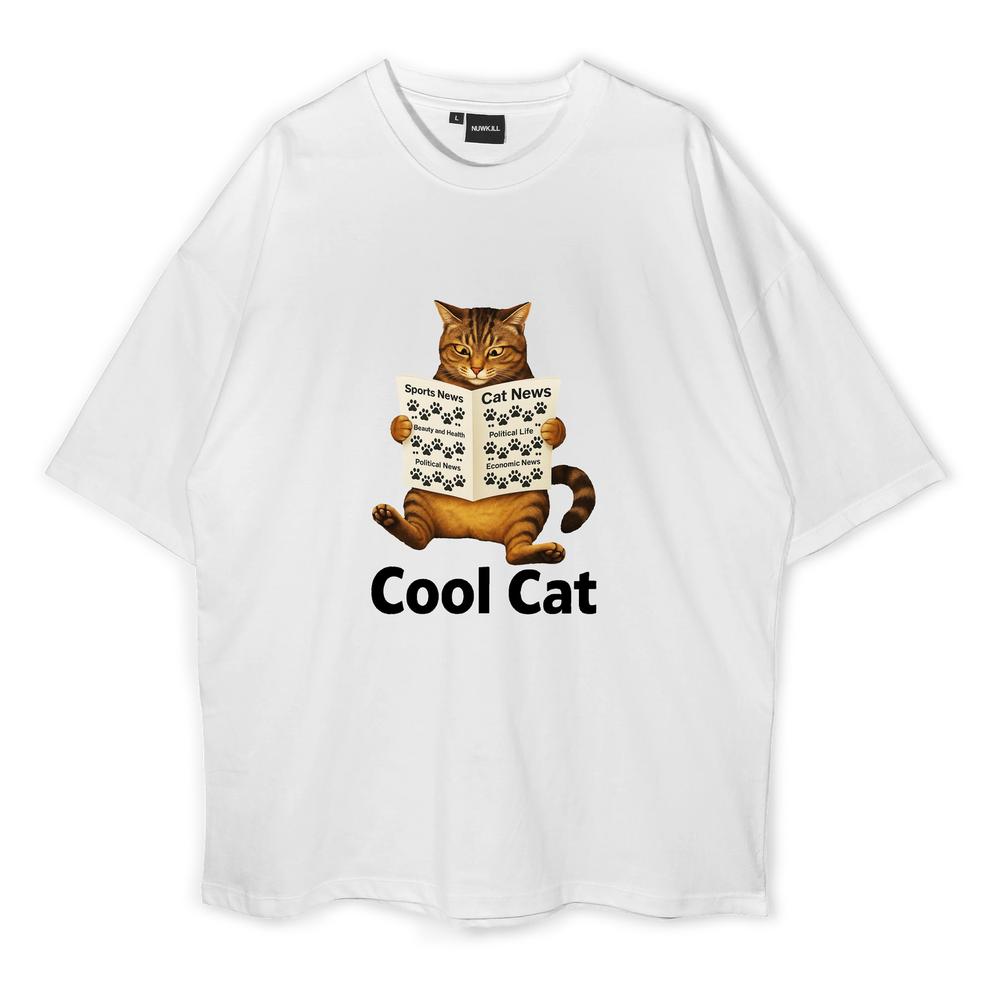 Cool Cat Oversized T-Shirt Oversized