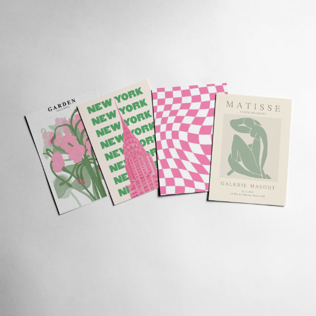 Danish Aesthetic Collage Kit - 50 Prints