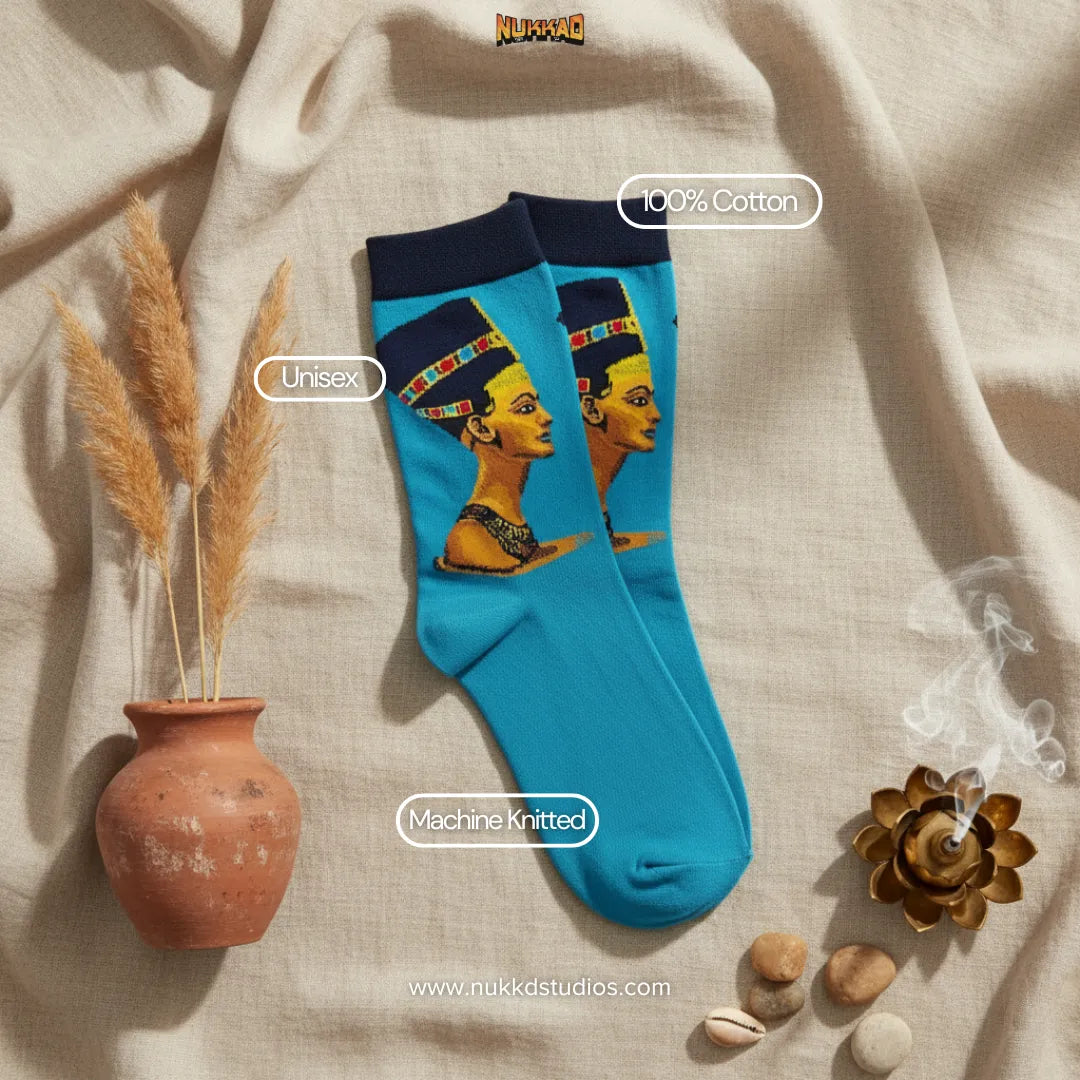 Bust of Nefertiti Socks