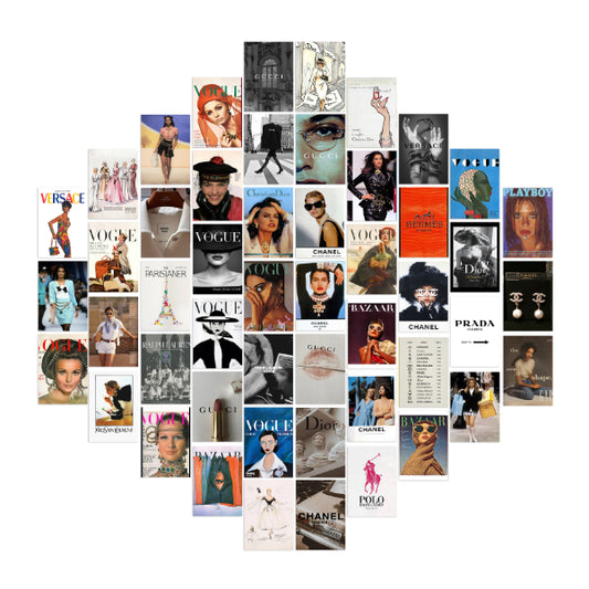 Fashion Collage Kit - 50 Prints - Nukkad Studios