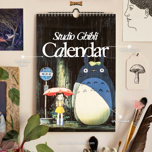 Studio Ghibli Calendar 2026 Wall Calendar