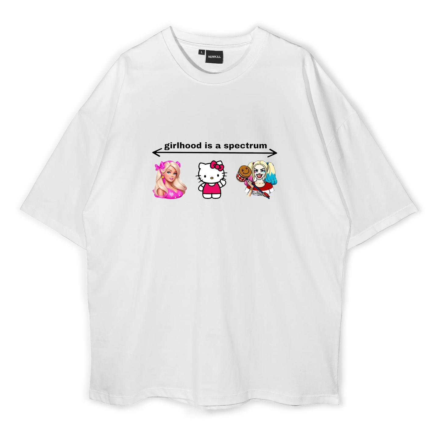 Girlhood is a Spectrum Oversized T-shirt