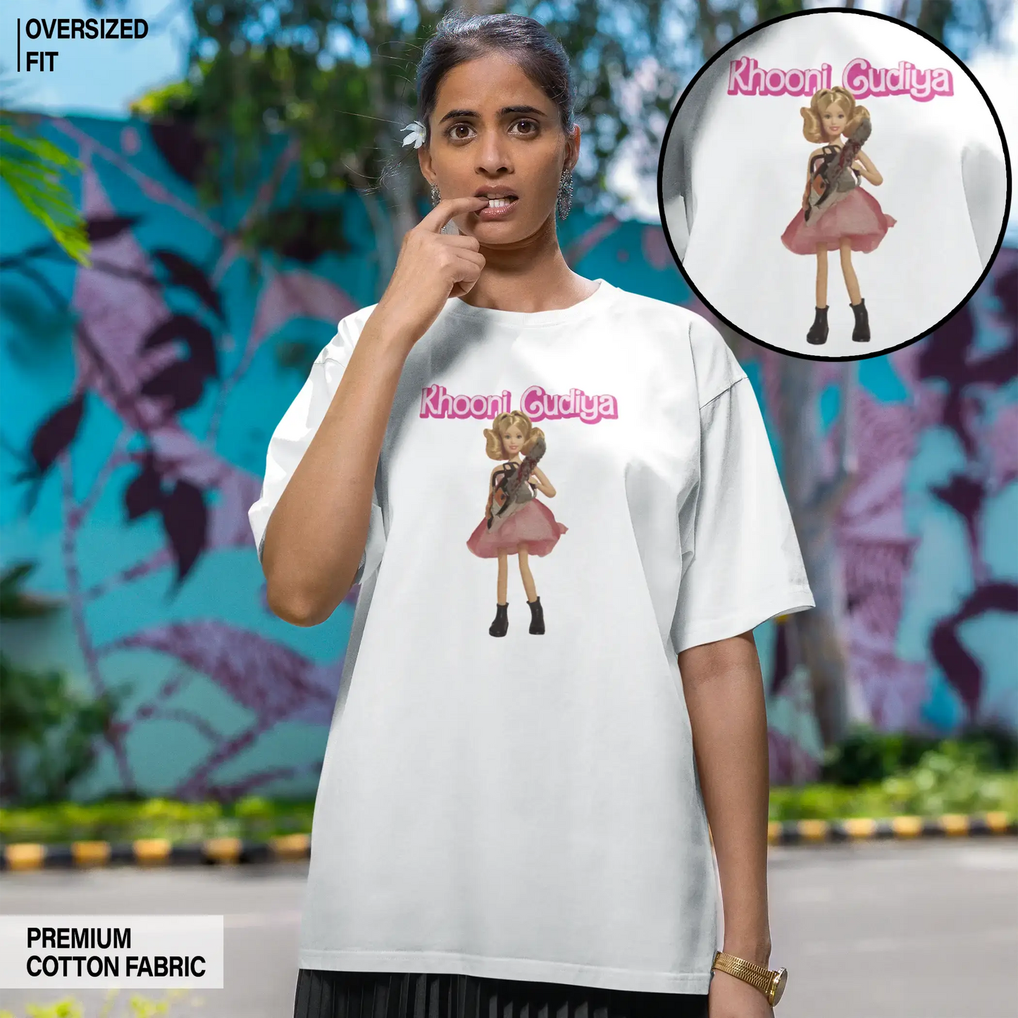 Khooni Gudiya Oversized T-shirt