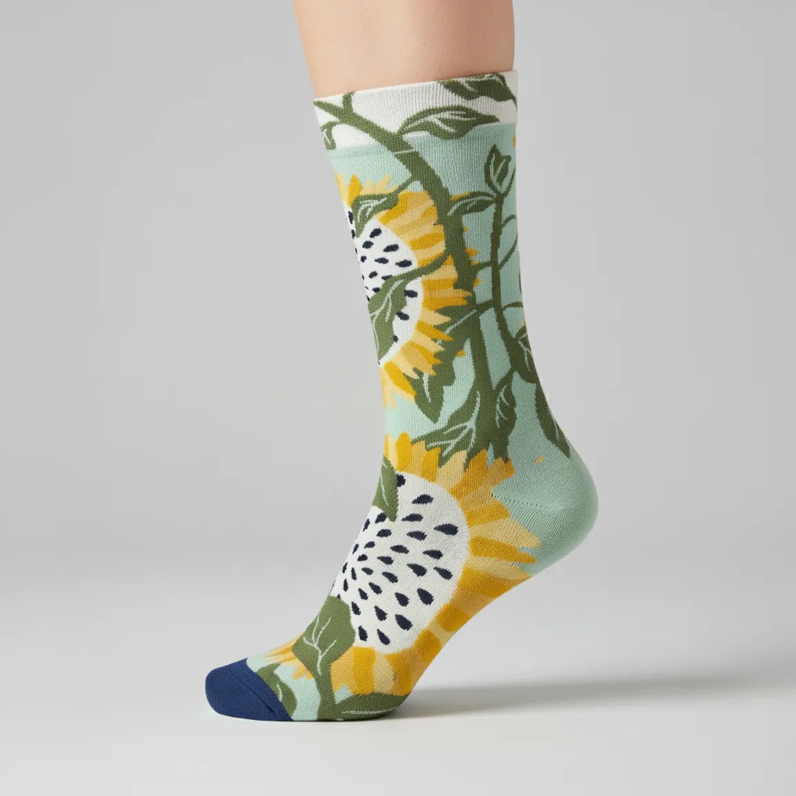 Mintfield Sunflowers Art Socks