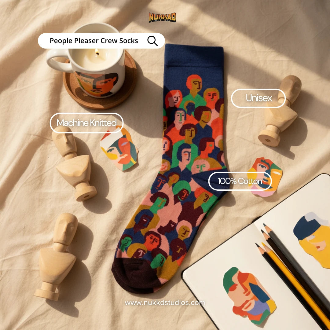People Pleaser Art Socks