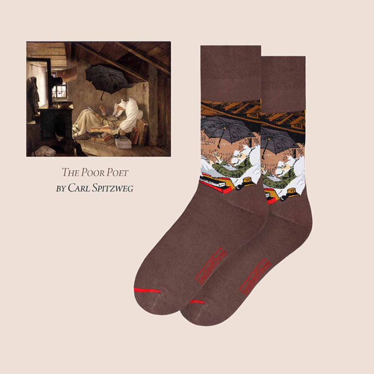 The Poor Poet by Carl Spitzweg Socks