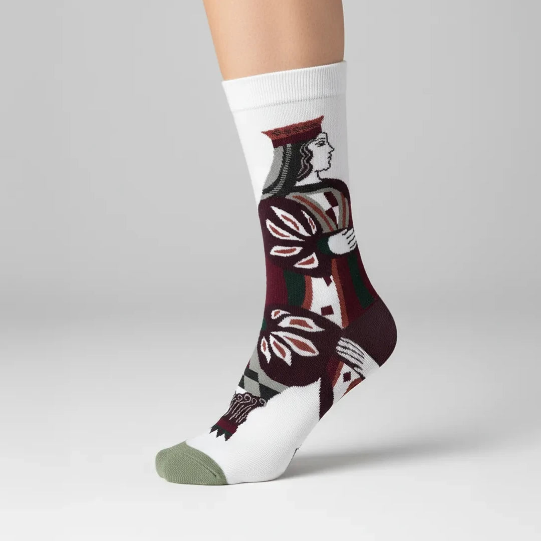 King & Queen Art Socks