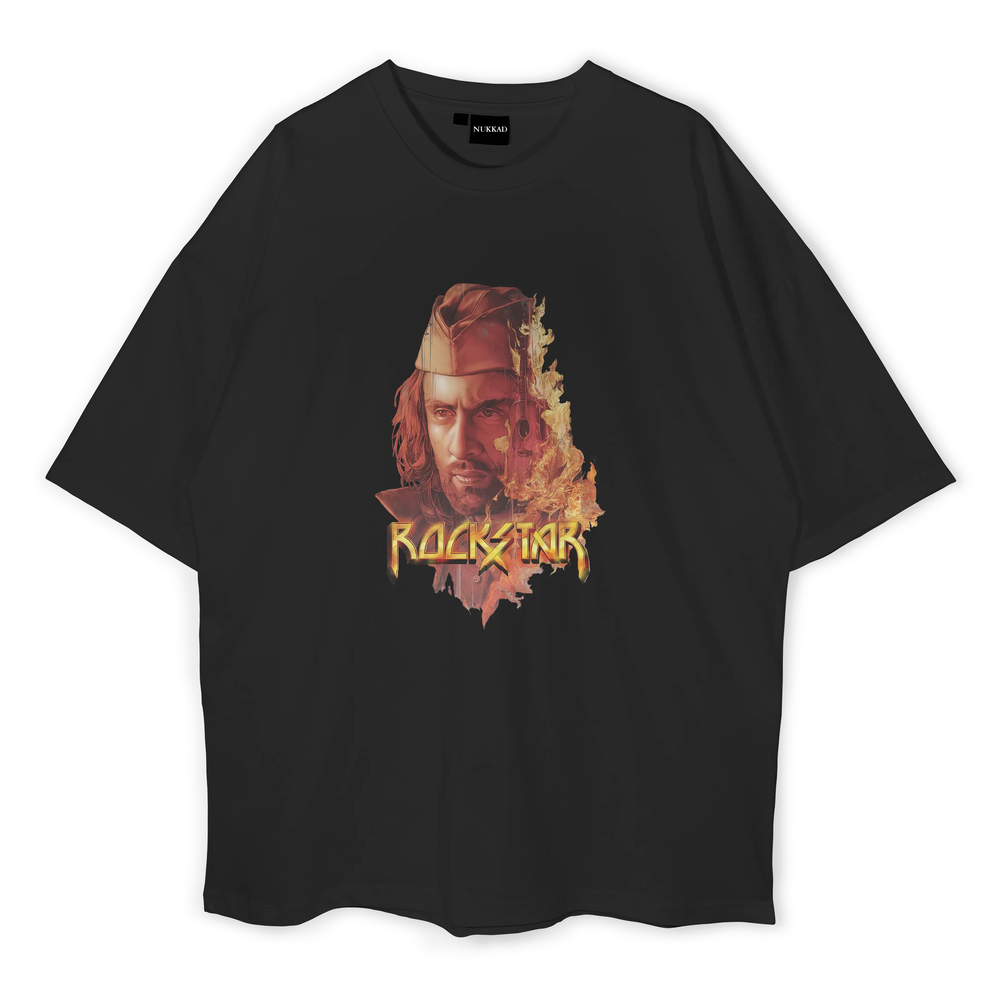 Rockstar Poster Oversized T shirt