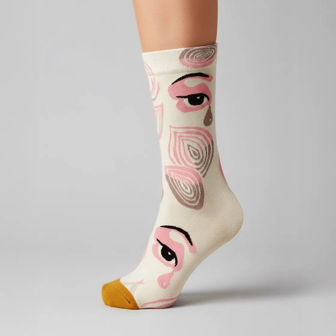 Rosy's Teardrops Art Socks
