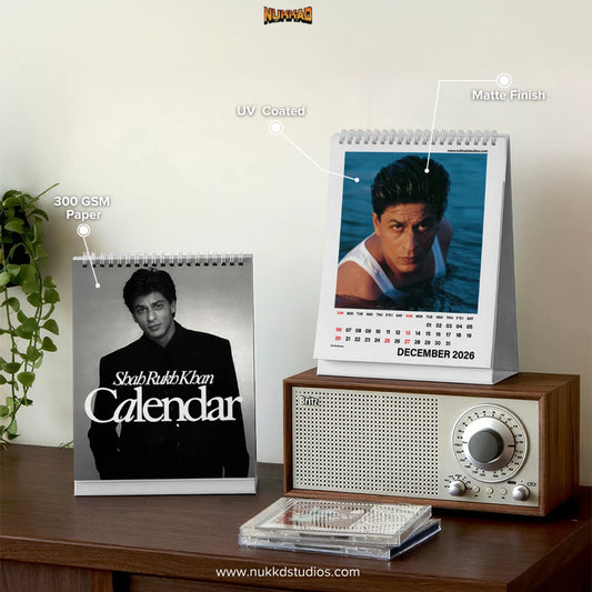 Shah Rukh Khan Calendar 2026 Desk Calendar