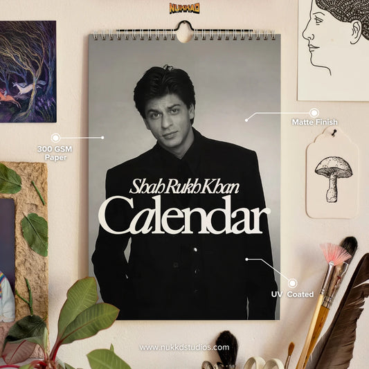 Shah Rukh Khan Calendar 2026 Wall Calendar