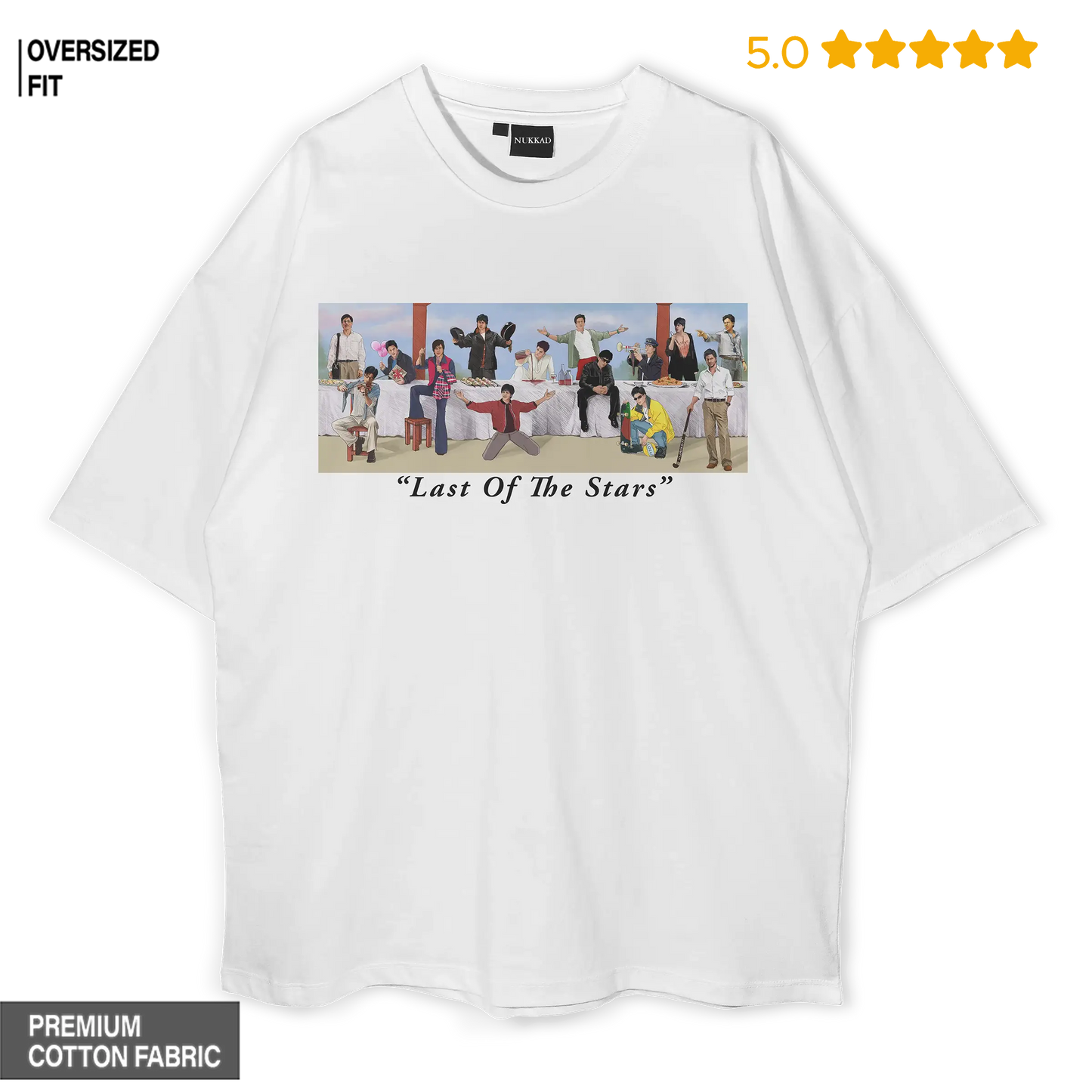 Shah Rukh Khan (SRK) - Last of The Stars Oversized T-shirt