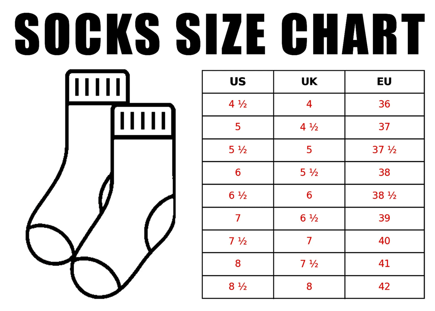King & Queen Art Socks