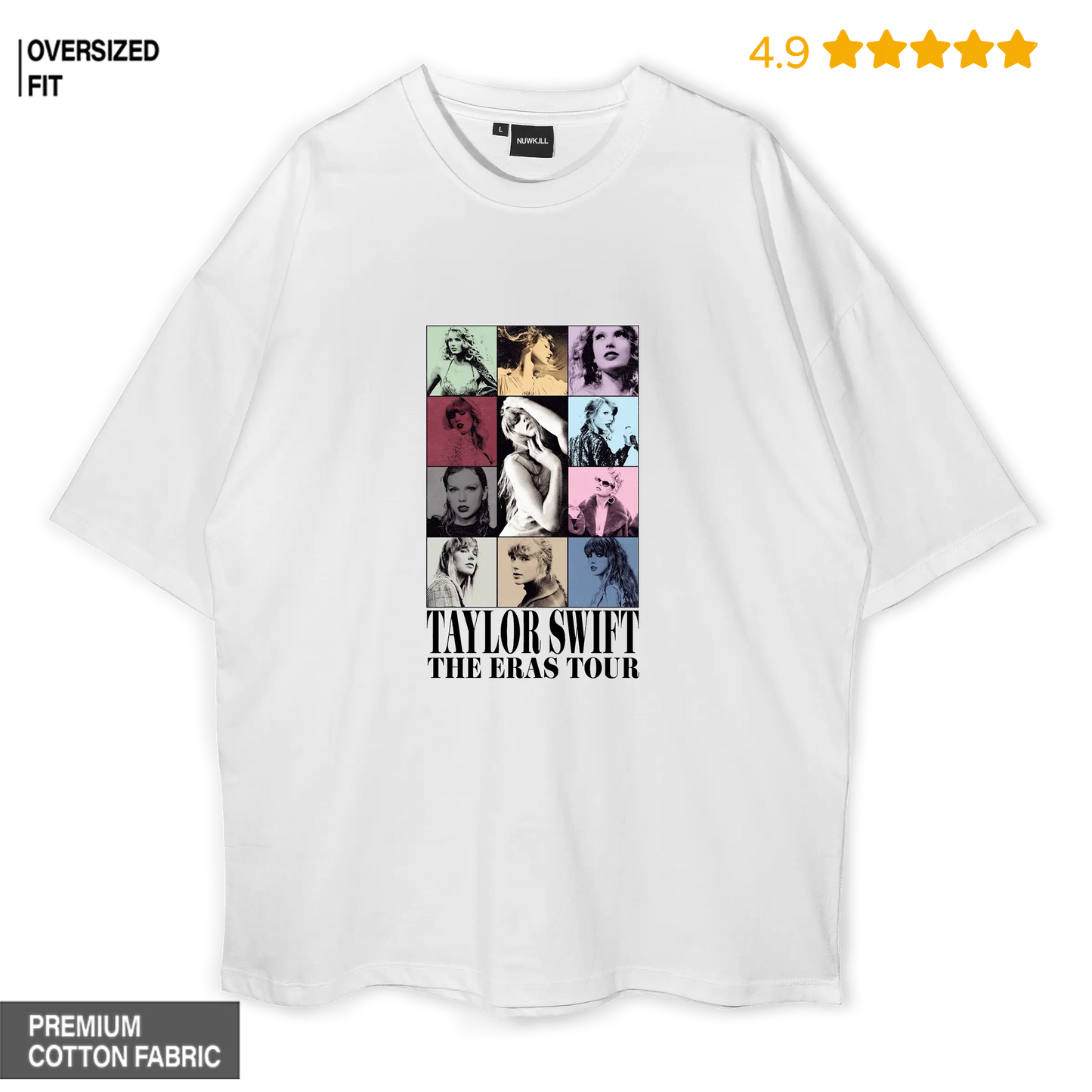 Taylor Swift The Eras Tour Oversized T-shirt