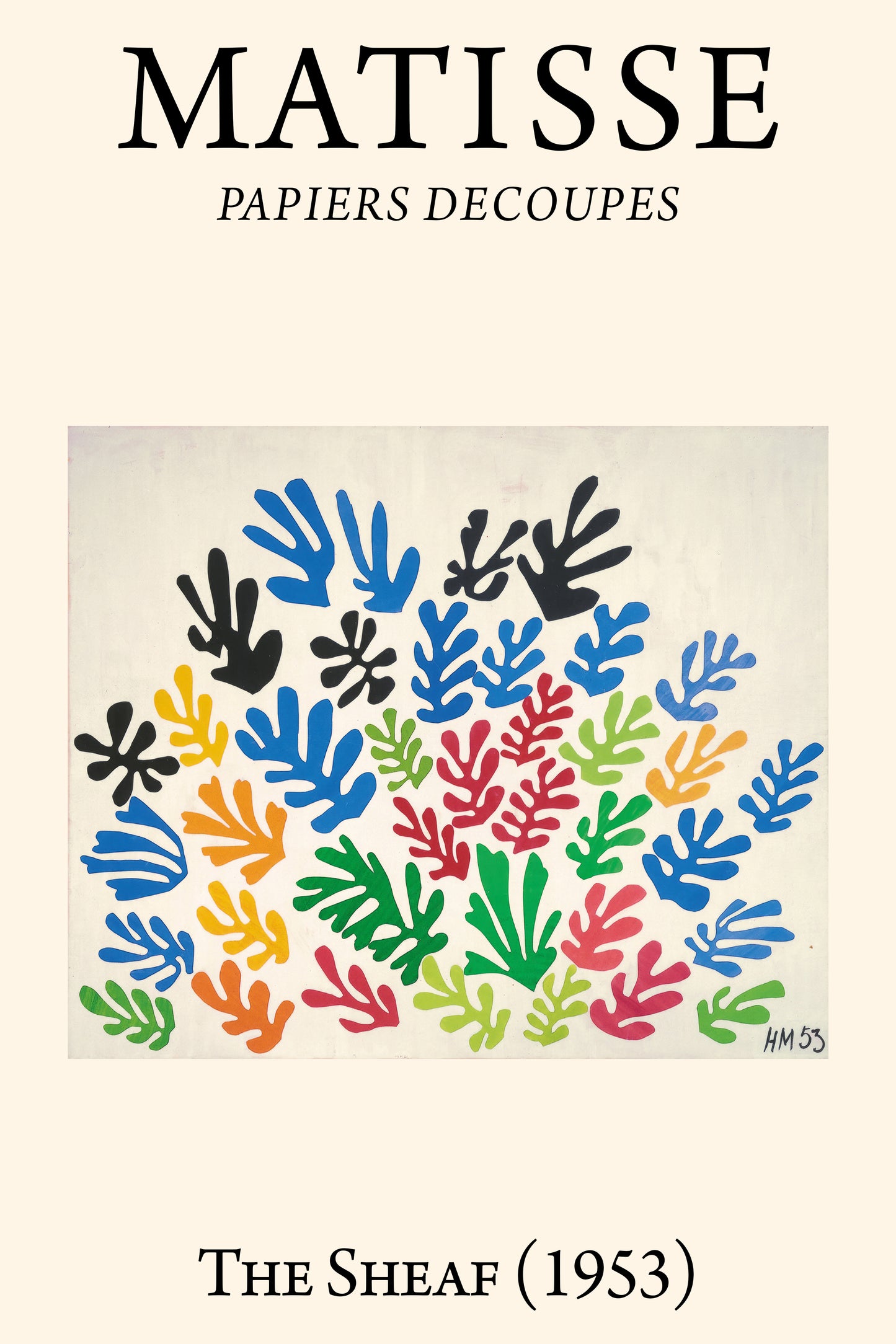 The Sheaf (1953) Henri Matisse Cut-Out - Nukkad Studios