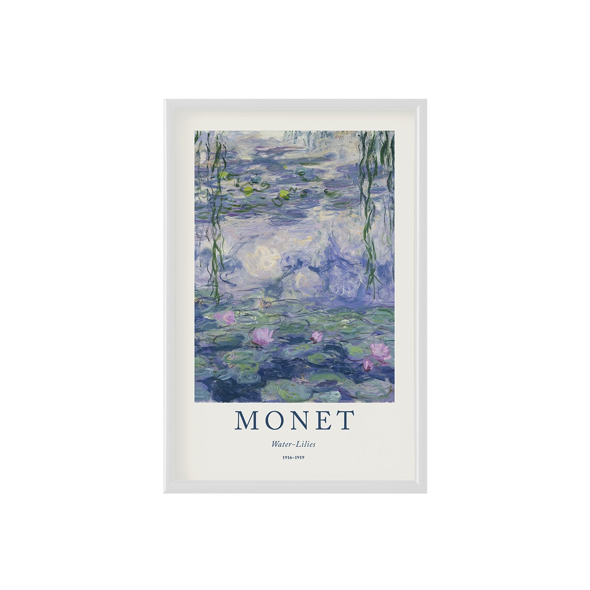 Monet Waterlilies Poster & Framed Print - Nukkad Studios