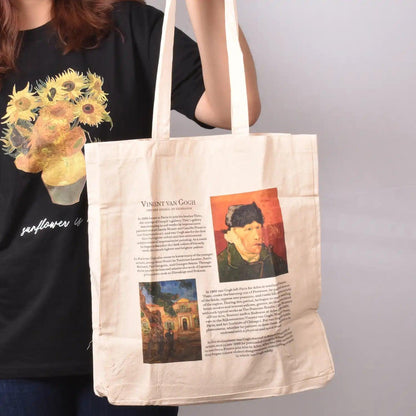 Van Gogh Smoking Tote Bag - Nukkad Studios