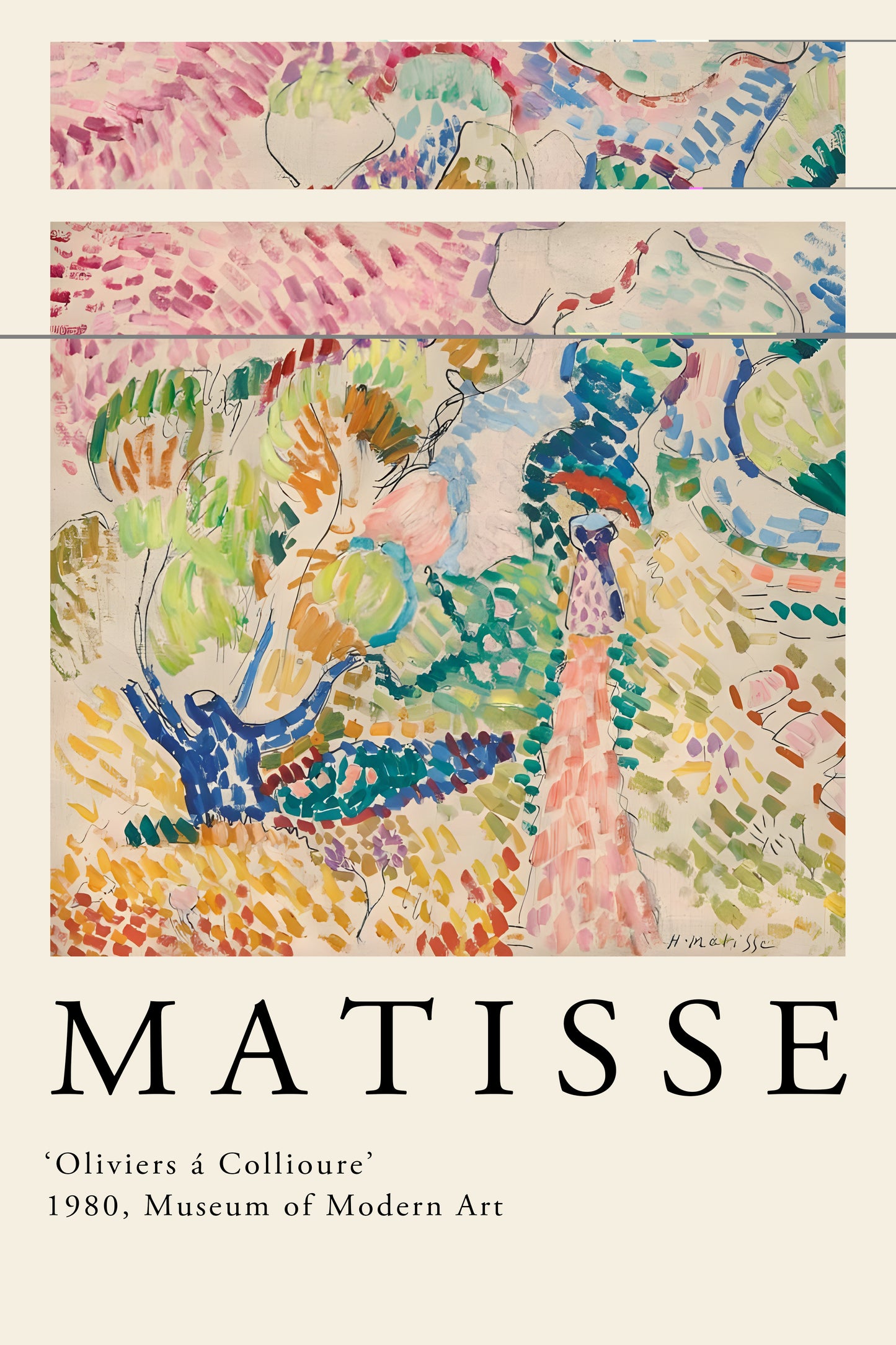 Olive Trees at Collioure Poster by Henri Matisse