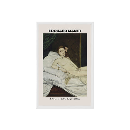 Olympia by Edouard Manet Poster & Framed Print - Nukkad Studios