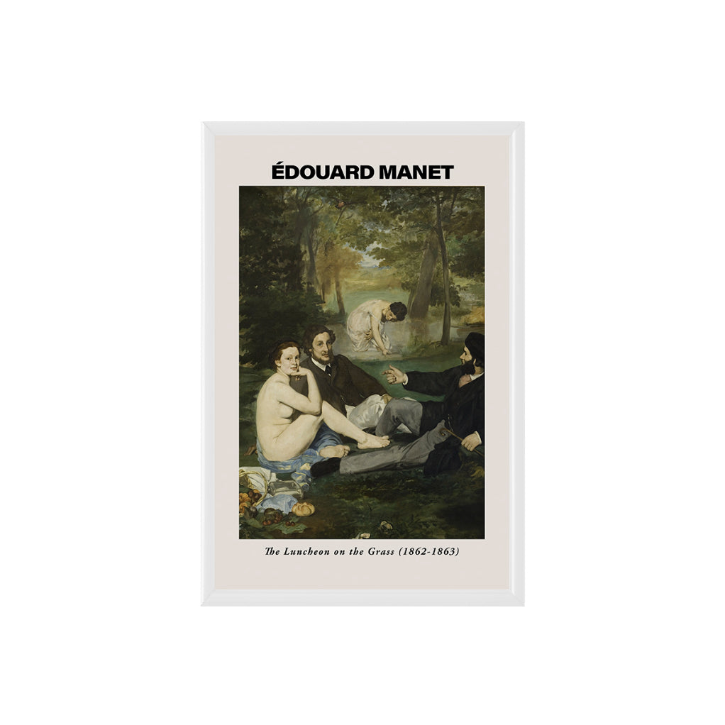 The Luncheon in the Grass by Edouard Manet Poster & Framed Print - Nukkad Studios