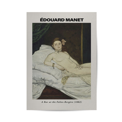 Olympia by Edouard Manet Poster & Framed Print