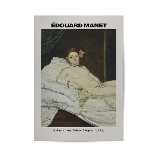Olympia by Edouard Manet Poster & Framed Print - Nukkad Studios