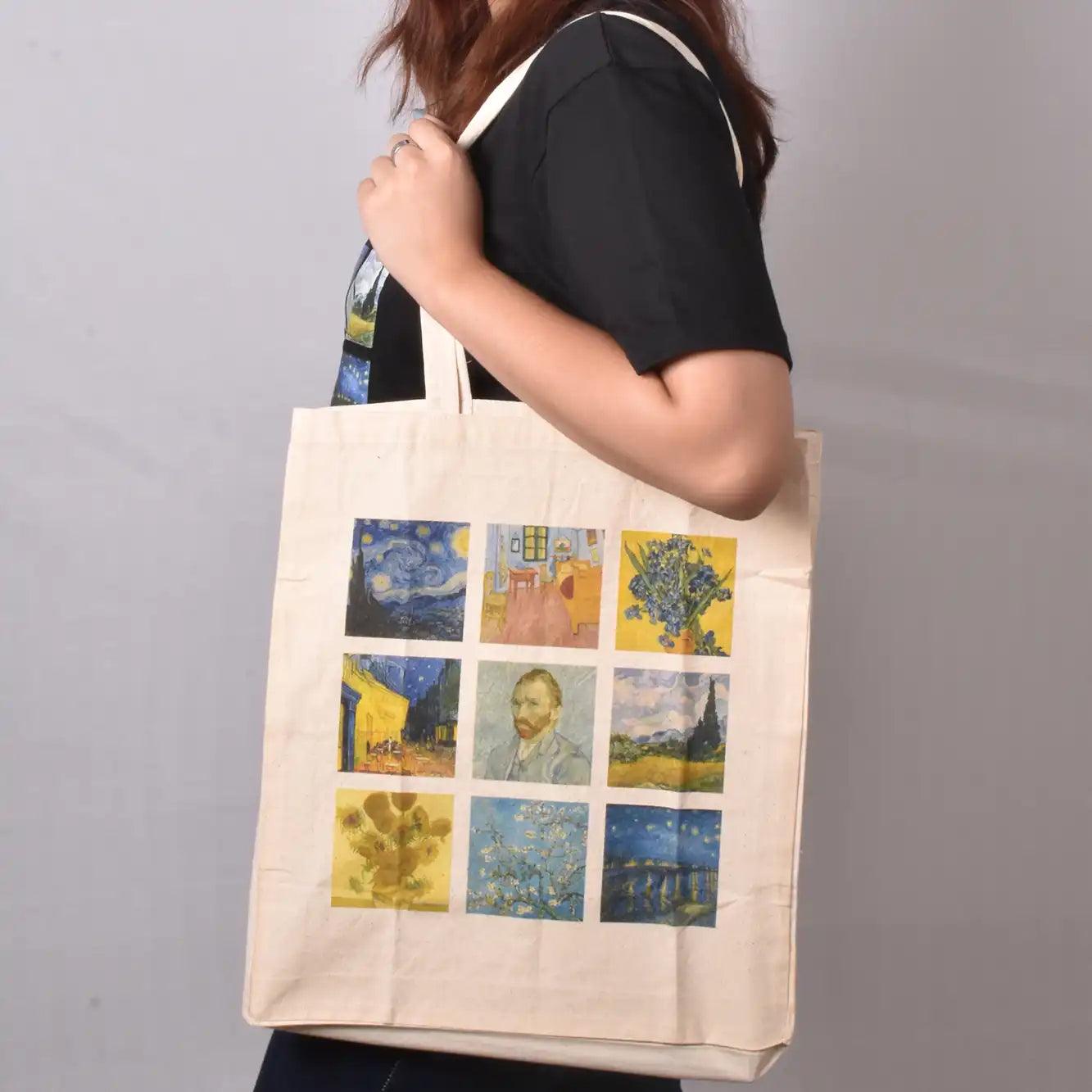 Van Gogh Collage Tote Bag - Nukkad Studios