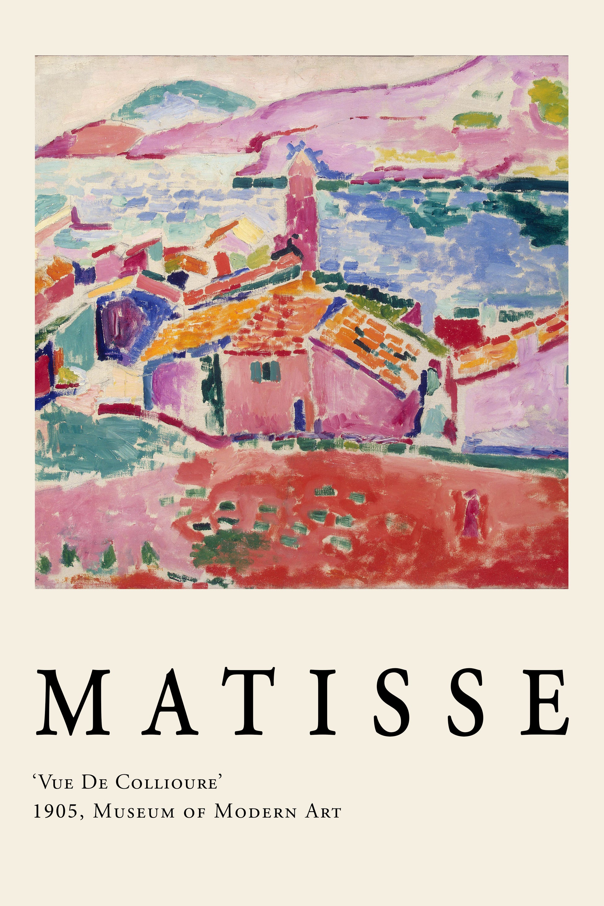 View of Collioure Poster by Henri Matisse - Nukkad Studios