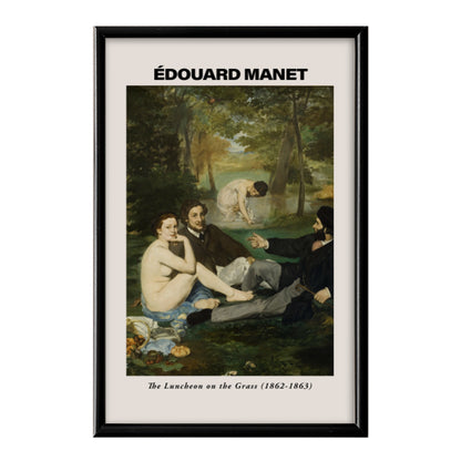 The Luncheon in the Grass by Edouard Manet Poster & Framed Print - Nukkad Studios
