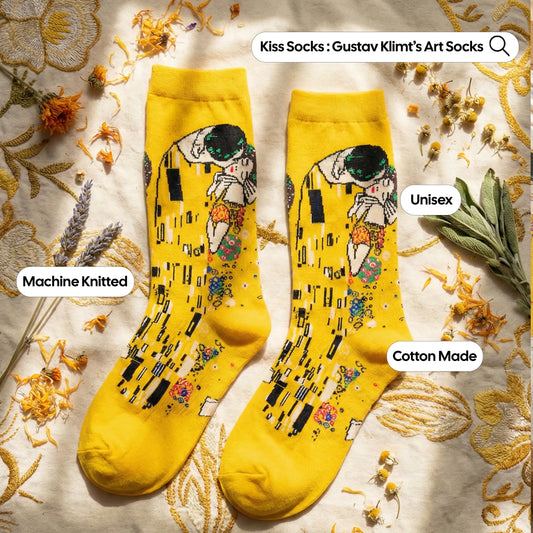 Kiss Socks : Gustav Klimt’s Art Socks