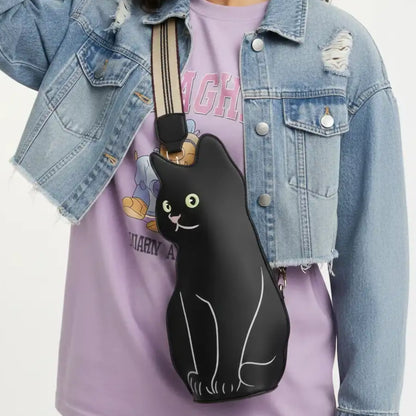 The Noir Cat Shoulder Sling Bag