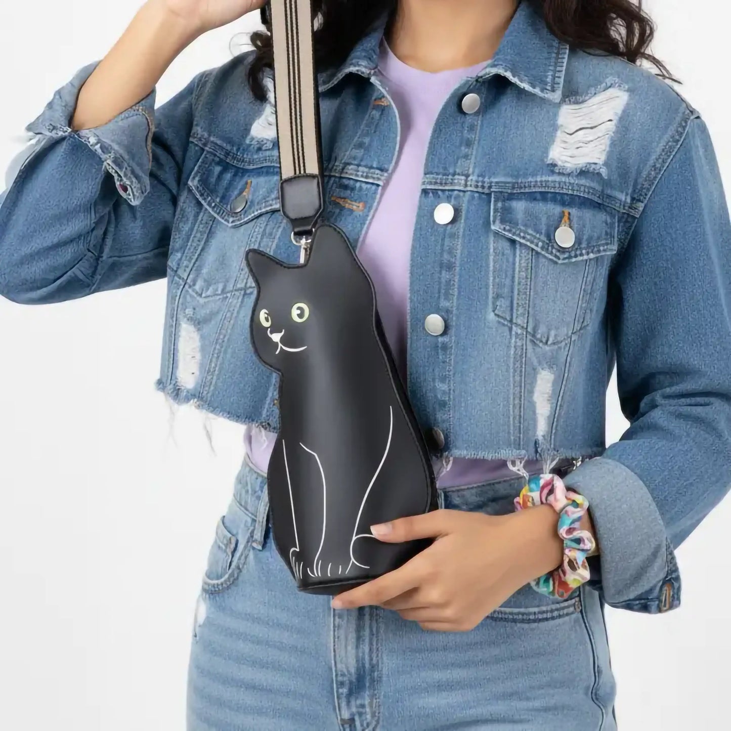 The Noir Cat Shoulder Sling Bag