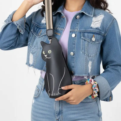 The Noir Cat Shoulder Sling Bag