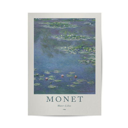 Monet Waterlilies Poster & Framed Print