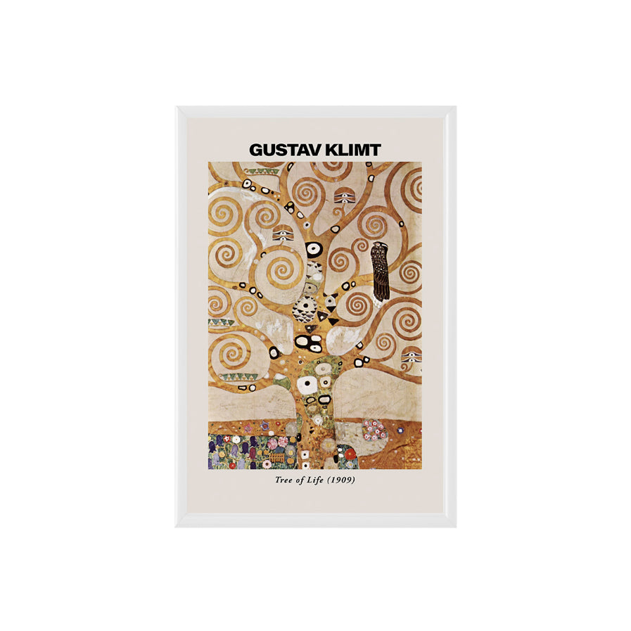 Gustav Klimt Tree of Life Poster & Framed Print - Nukkad Studios