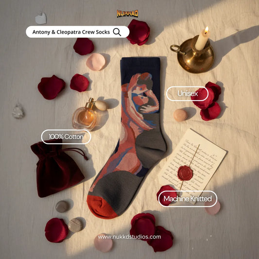 Antony & Cleopatra Art Socks