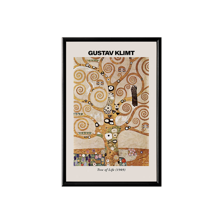 Gustav Klimt Tree of Life Poster & Framed Print - Nukkad Studios