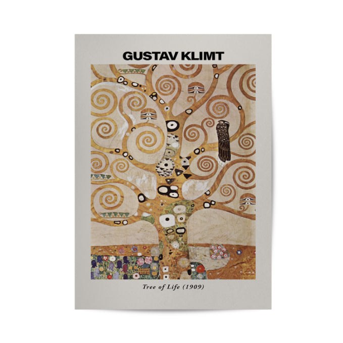 Gustav Klimt Tree of Life Poster & Framed Print