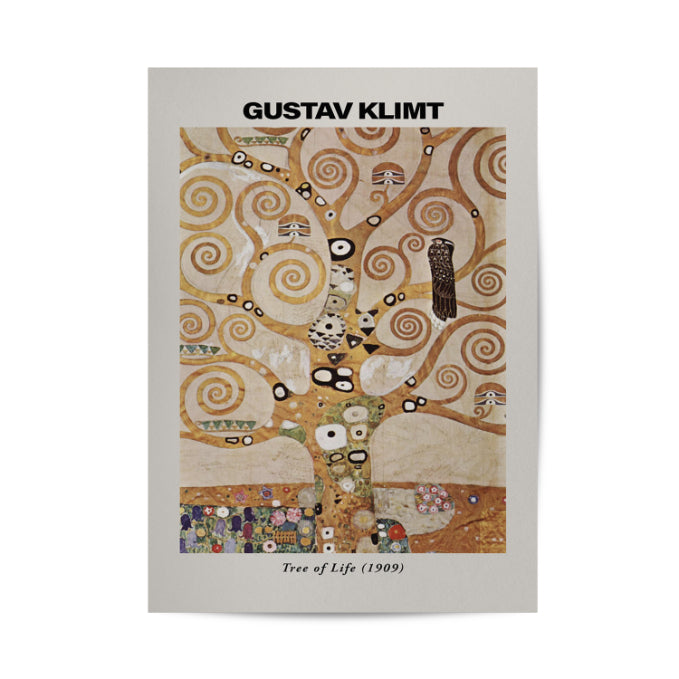 Gustav Klimt Tree of Life Poster & Framed Print - Nukkad Studios