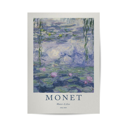 Monet Waterlilies Poster & Framed Print - Nukkad Studios