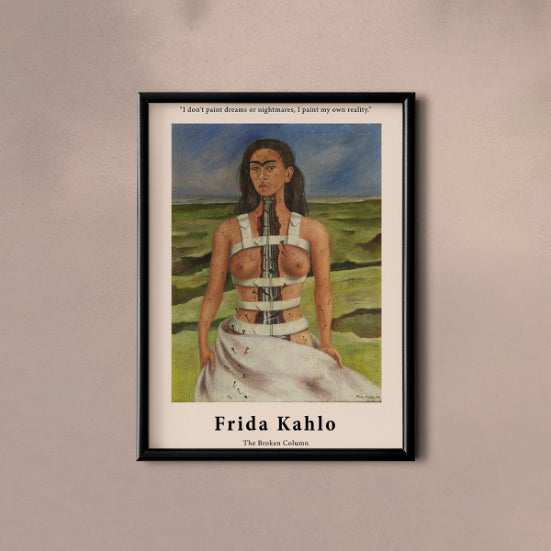 The Broken Column by Frida Kahlo Poster & Print