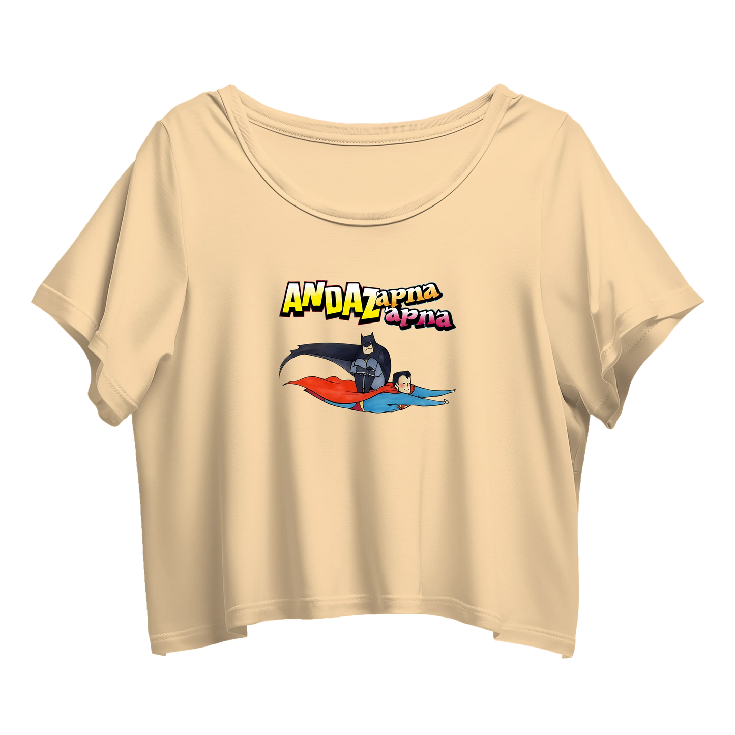 Andaz Apna Apna Batman & Superman Crop Top