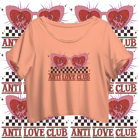 Anti Love Crop Top - Nukkad Studios