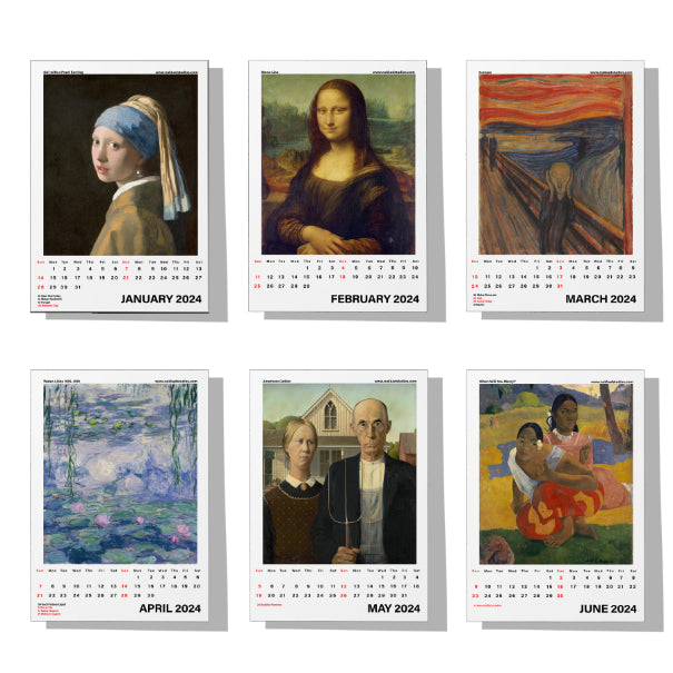 Art Calendar 2024 - Nukkad Studios